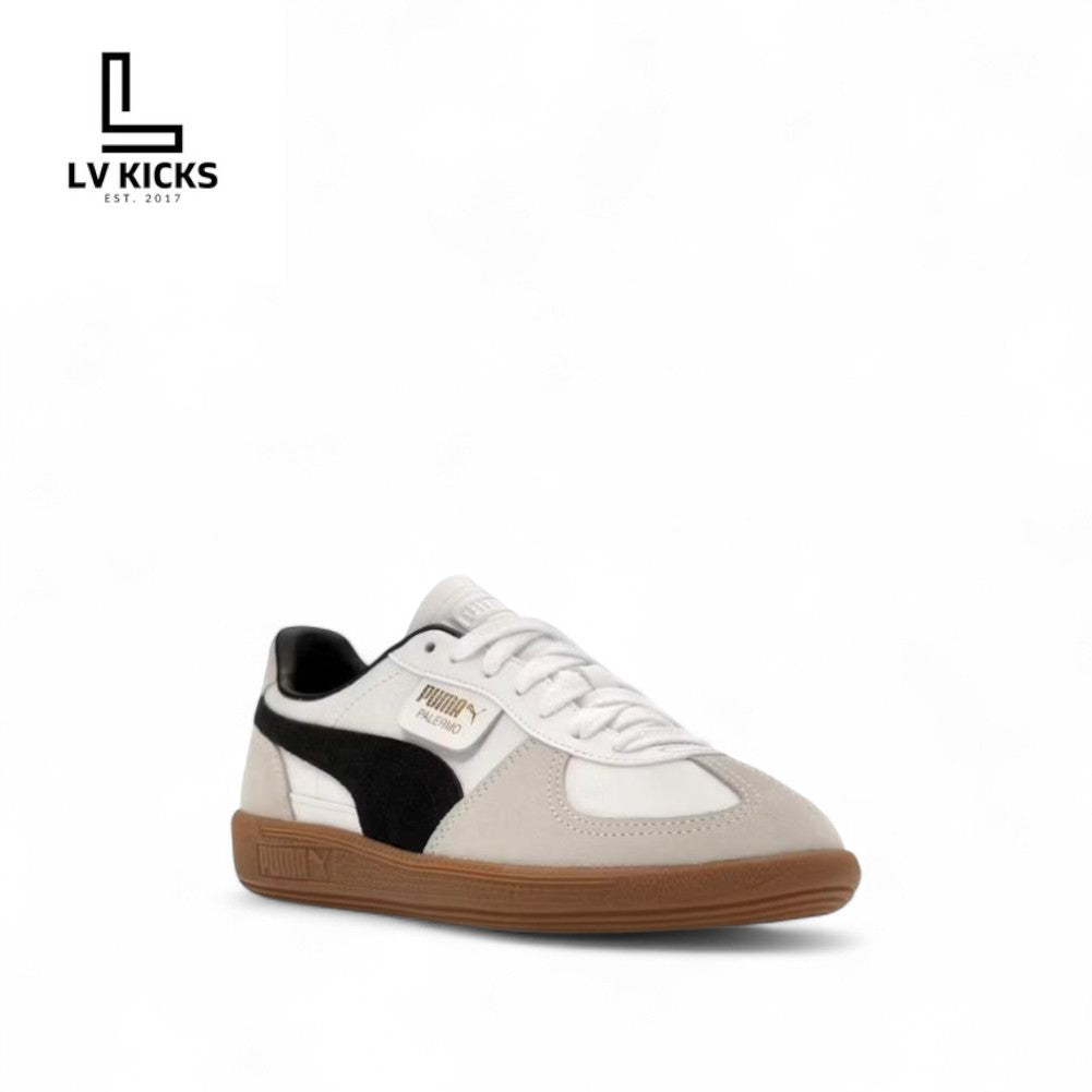 Puma Palermo Leather White Vapor Grey Gum