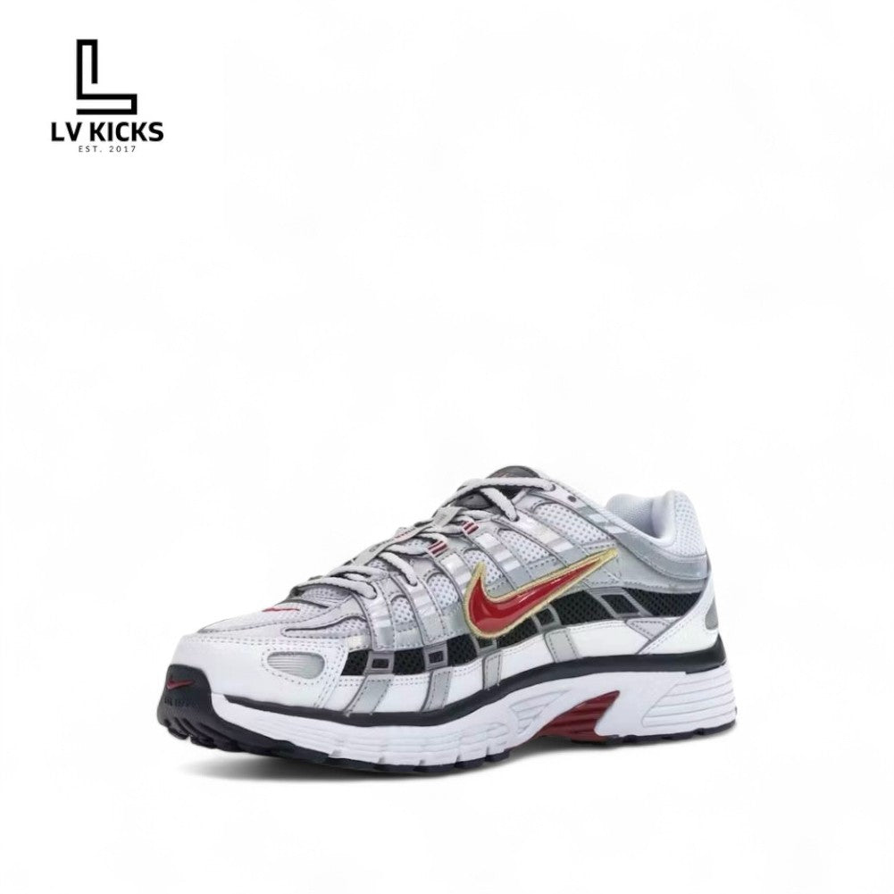Nike P-6000 White Gold Red