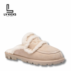 UGG chloe fluffy scuff beige