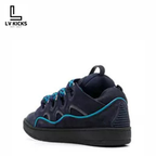 Lanvin Curb Sneakers 'Navy Blue Grey