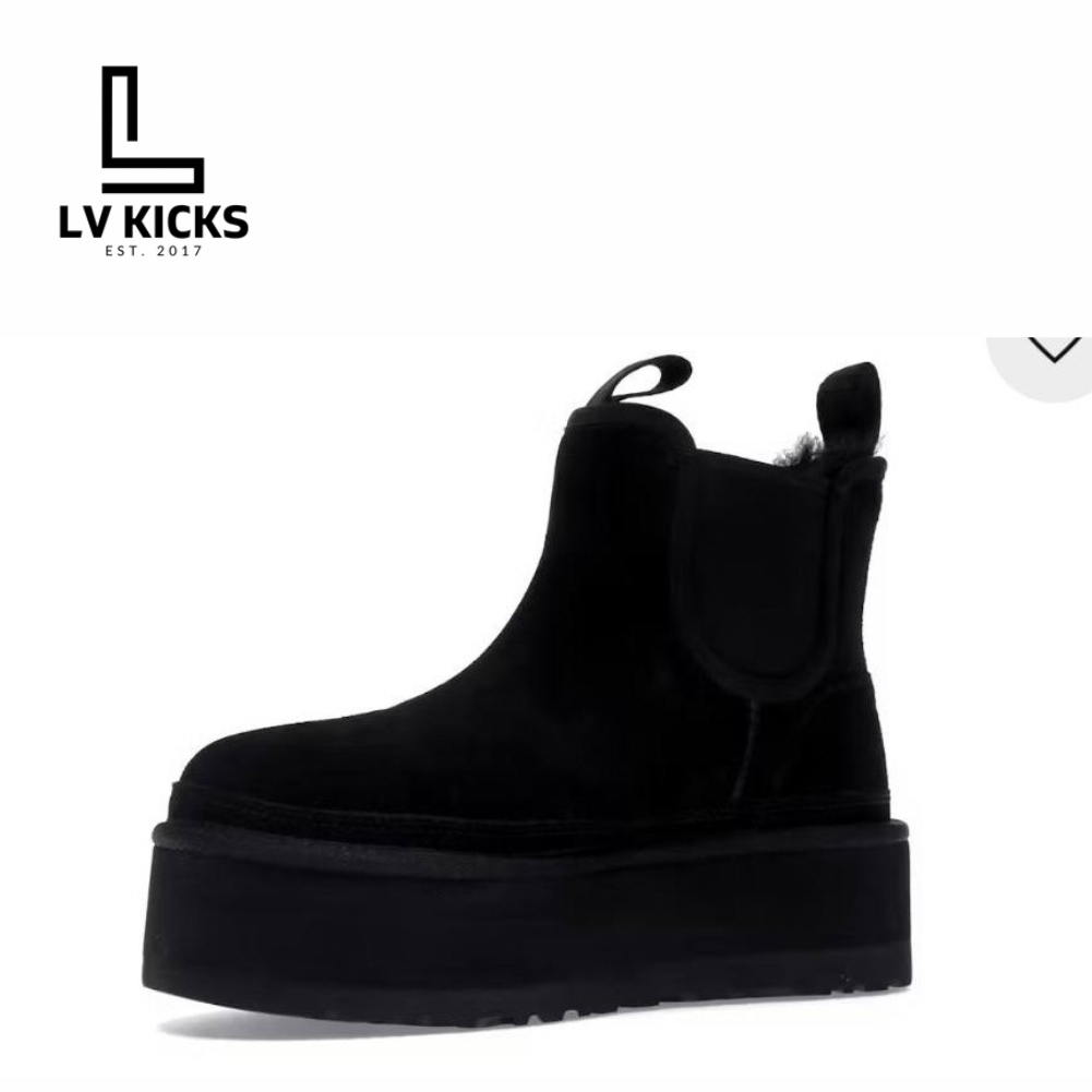UGG Neumel Platform Chelsea Boot Black