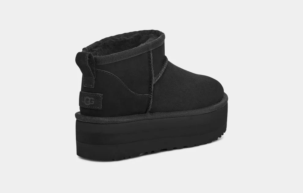 UGG Classic Ultra Mini Platform Boot Black (Women's)