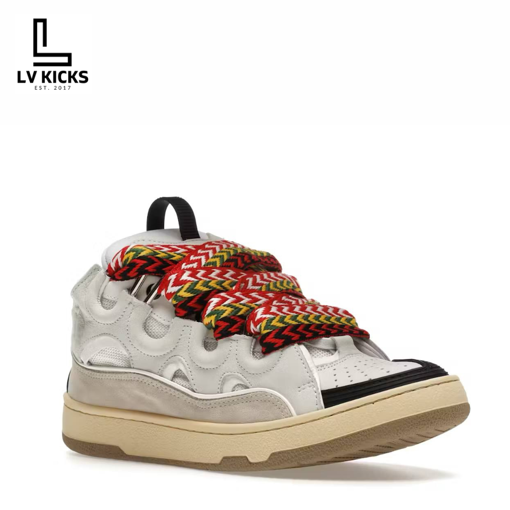 Lanvin Leather Curb White Ivory