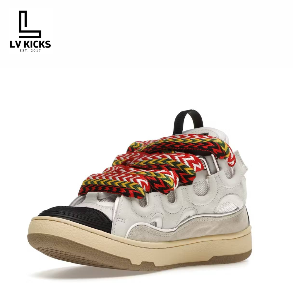 Lanvin Leather Curb White Ivory