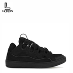 Lanvin Leather Curb Triple Black