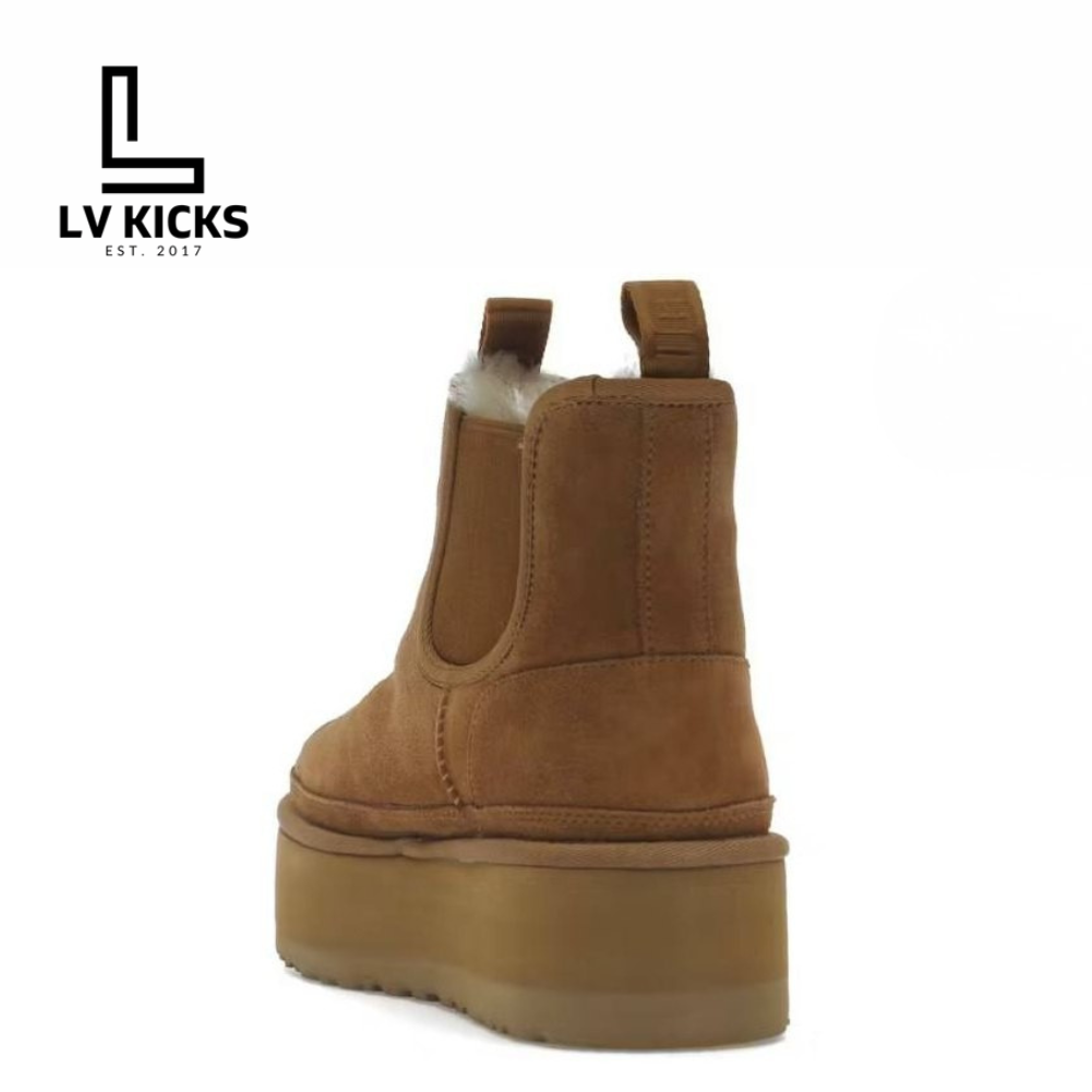 UGG Neumel Platform Chelsea Boot Chestnut