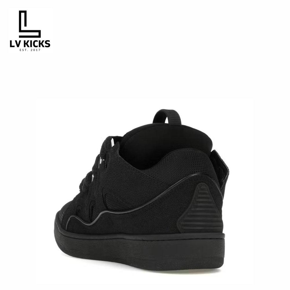 Lanvin Leather Curb Triple Black
