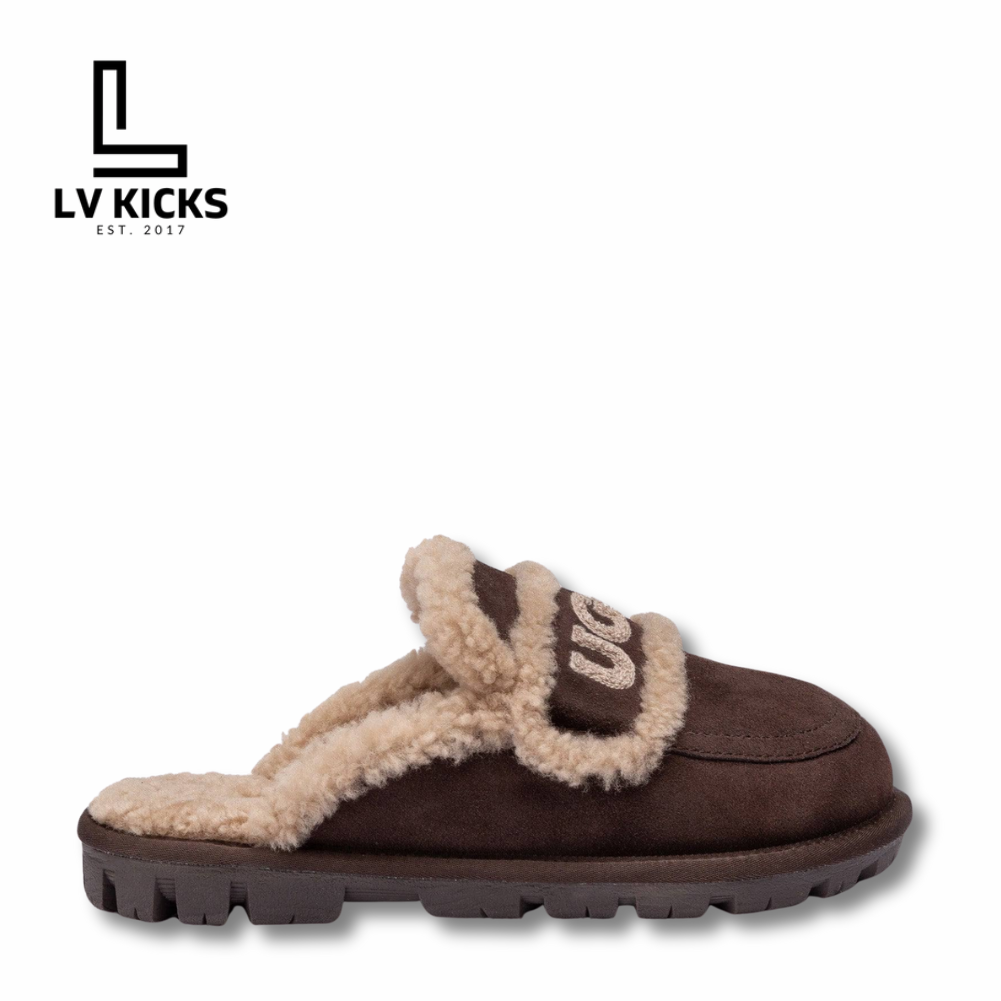 UGG chloe fluffy scuff bron