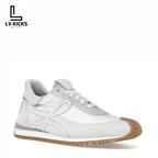 Loewe Flow Runner Low White Light Grey Gum