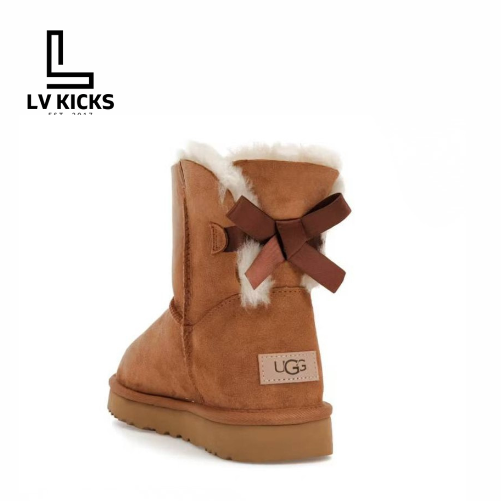 UGG Mini Bailey Bow II Boot Chestnut