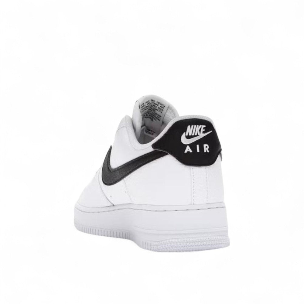 Nike Air Force 1 Low '07 White Black Pebbled Leather