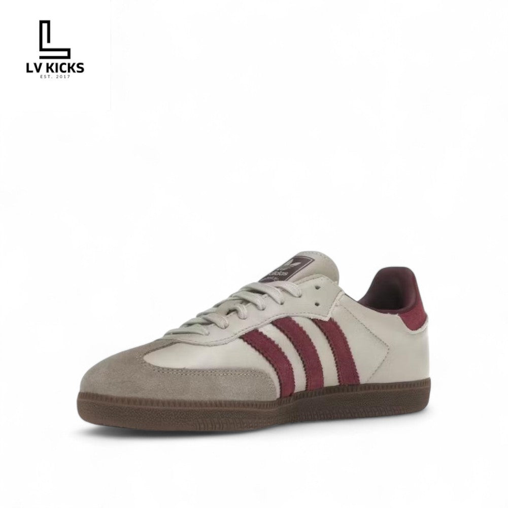 adidas Samba OG Putty Grey Maroon