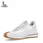Loewe Flow Runner Low White Light Grey Gum