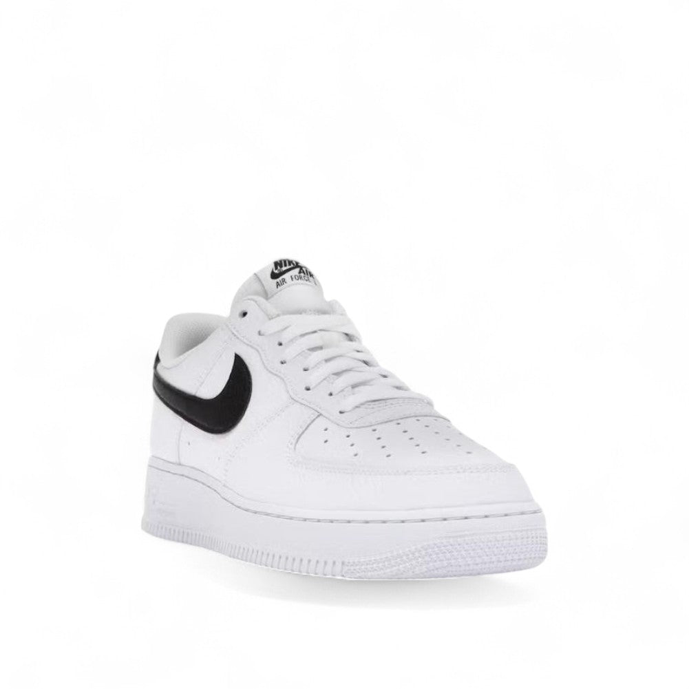 Nike Air Force 1 Low '07 White Black Pebbled Leather