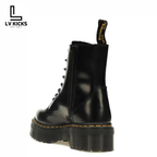 Dr. Martens Jadon Platform Boots Black Smooth Leather