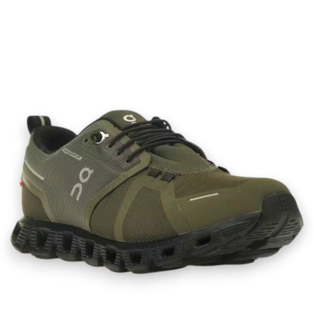 On Running Cloud 5 Waterproof Olive Black