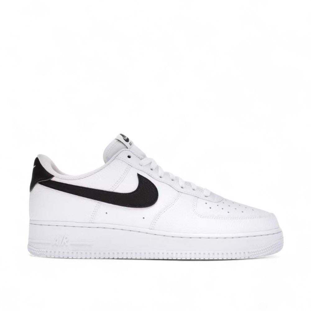 Nike Air Force 1 Low '07 White Black Pebbled Leather