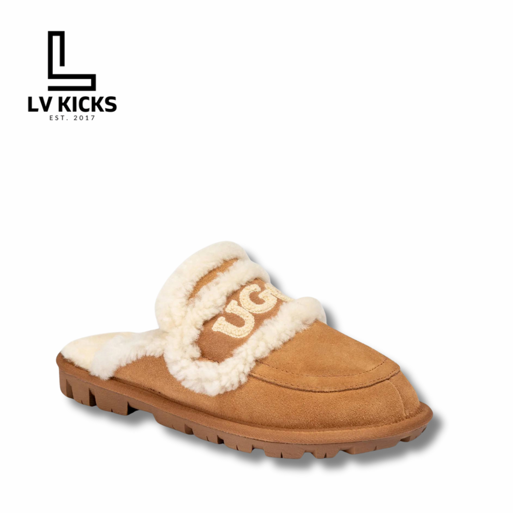 UGG chloe fluffy scuff Chestnut