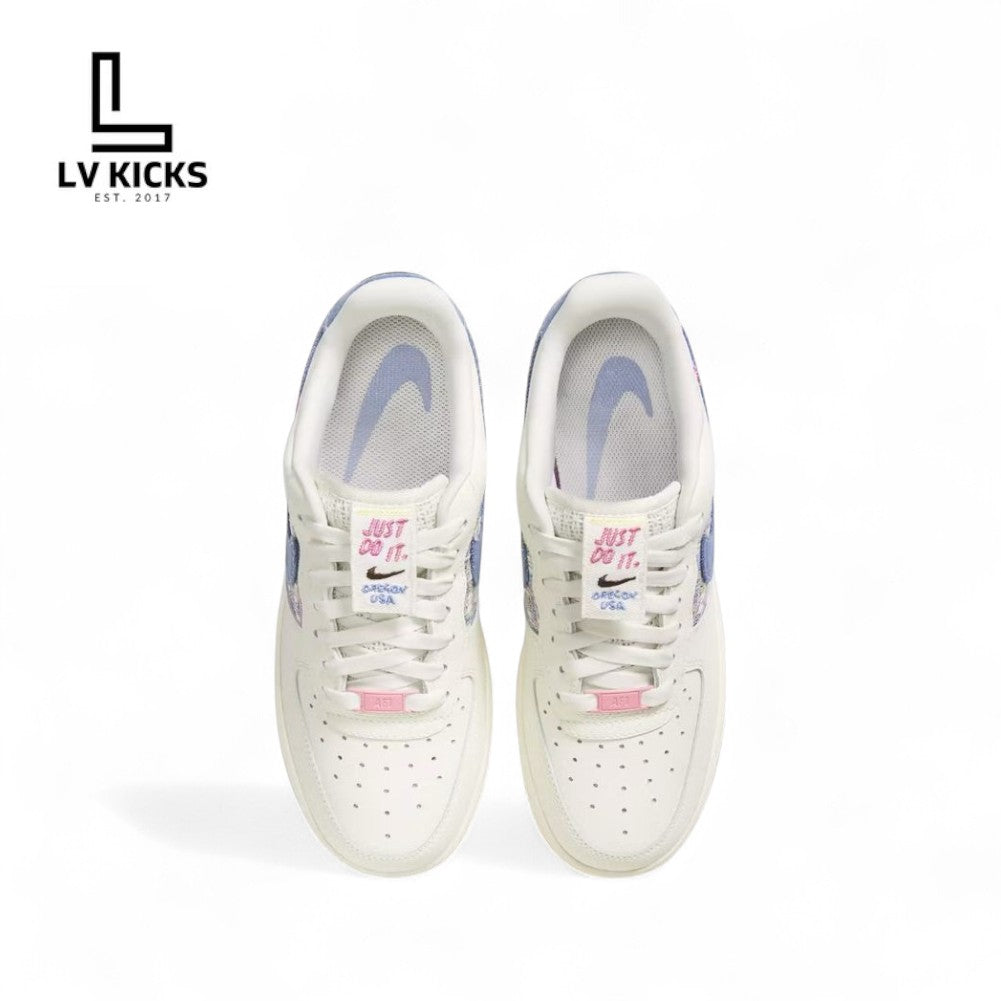 Nike Air Force 1 Low '07 LX Denim Swoosh Boucle