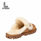 UGG chloe fluffy scuff Chestnut