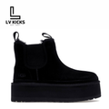 UGG Neumel Platform Chelsea Boot Black