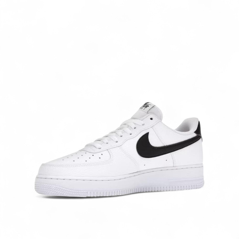 Nike Air Force 1 Low '07 White Black Pebbled Leather