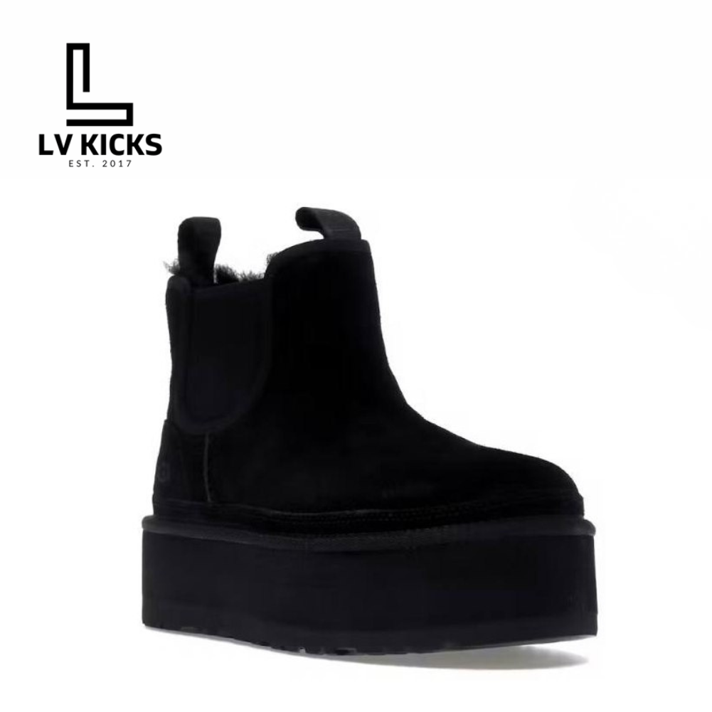 UGG Neumel Platform Chelsea Boot Black
