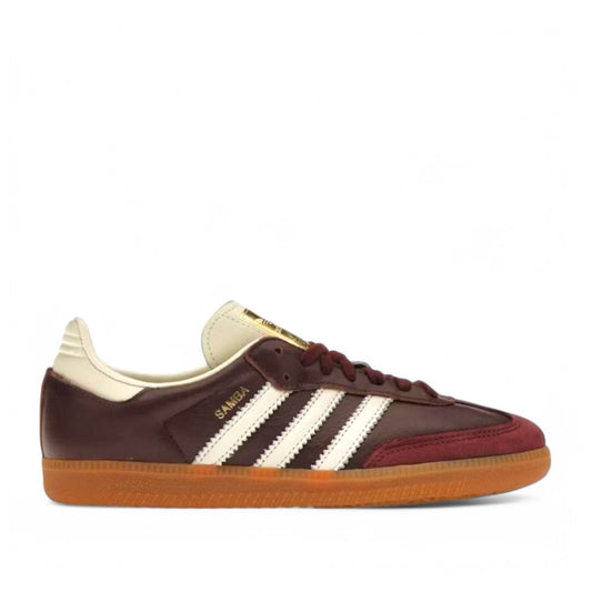 adidas Samba OG Maroon Gold Metallic