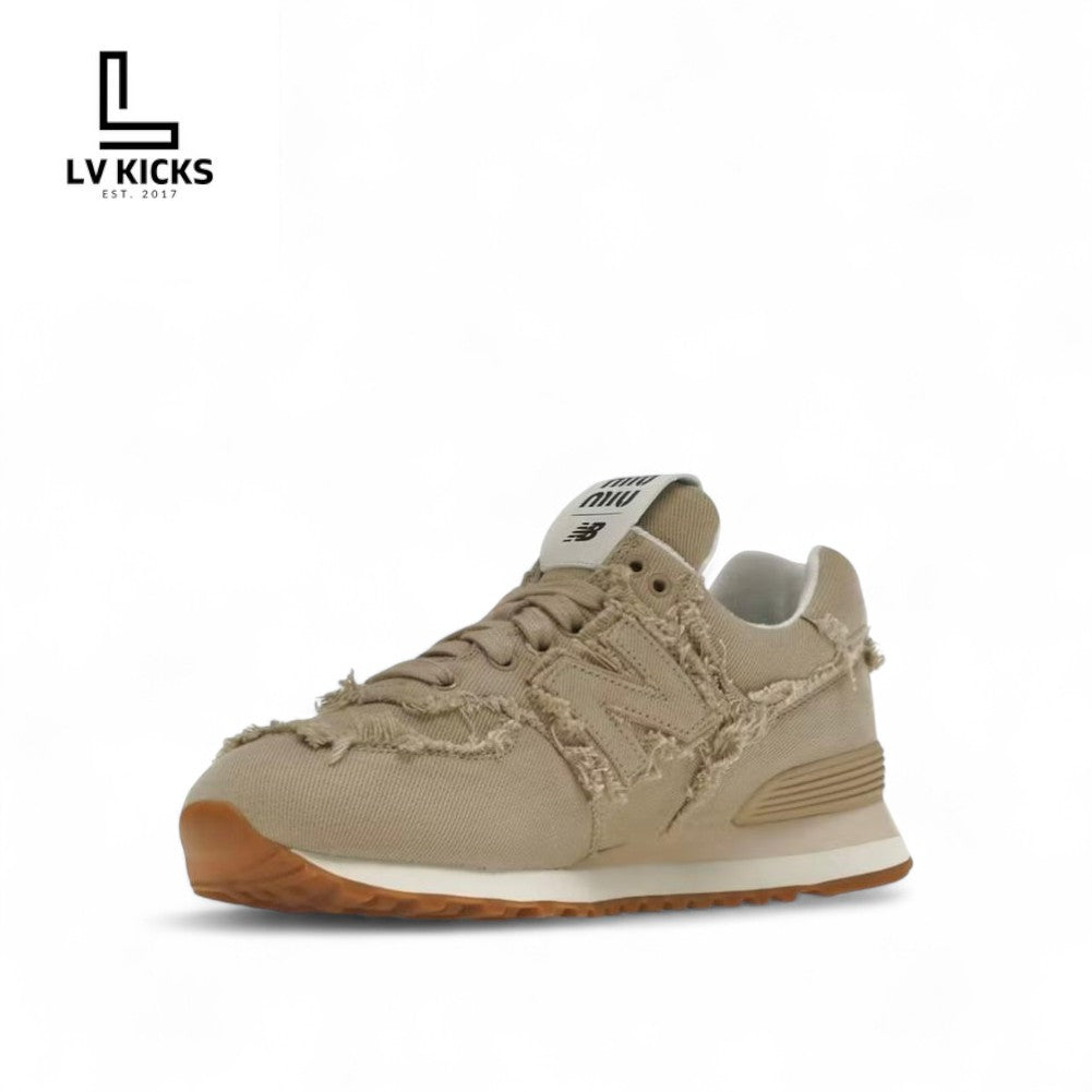 New Balance 574 Miu Miu Denim Colonial Beige