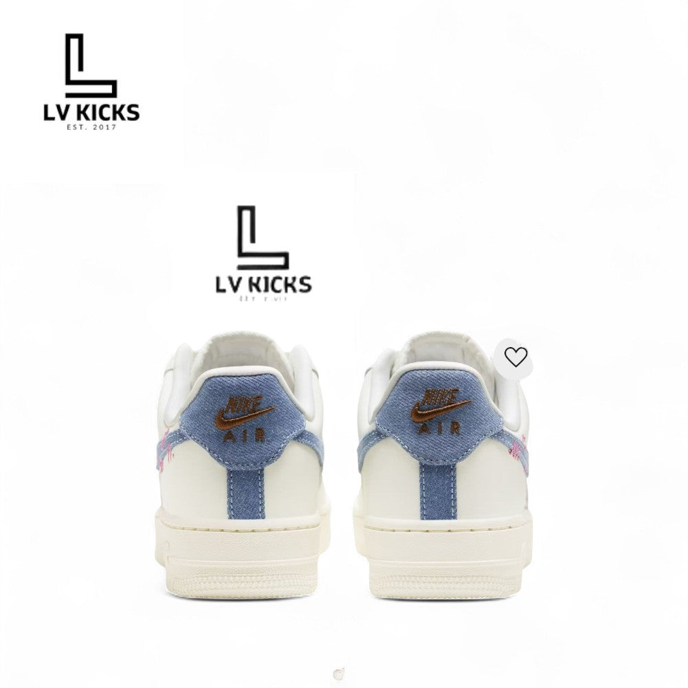Nike Air Force 1 Low '07 LX Denim Swoosh Boucle