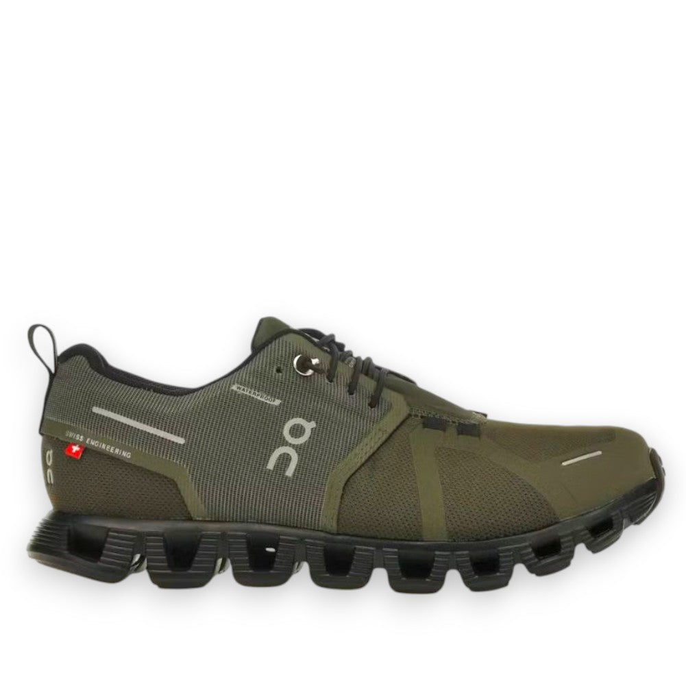 On Running Cloud 5 Waterproof Olive Black