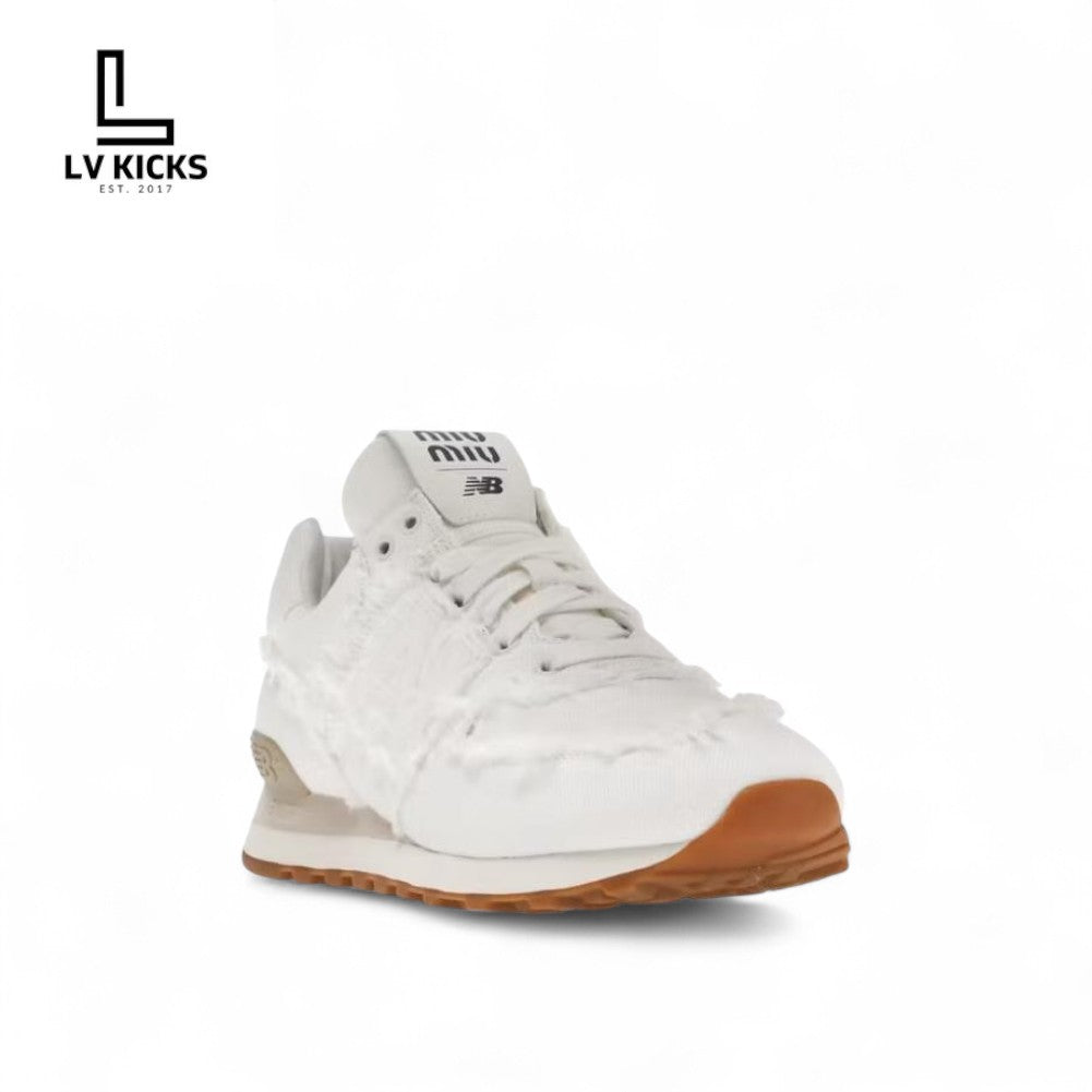 New Balance 574 Miu Miu Denim White